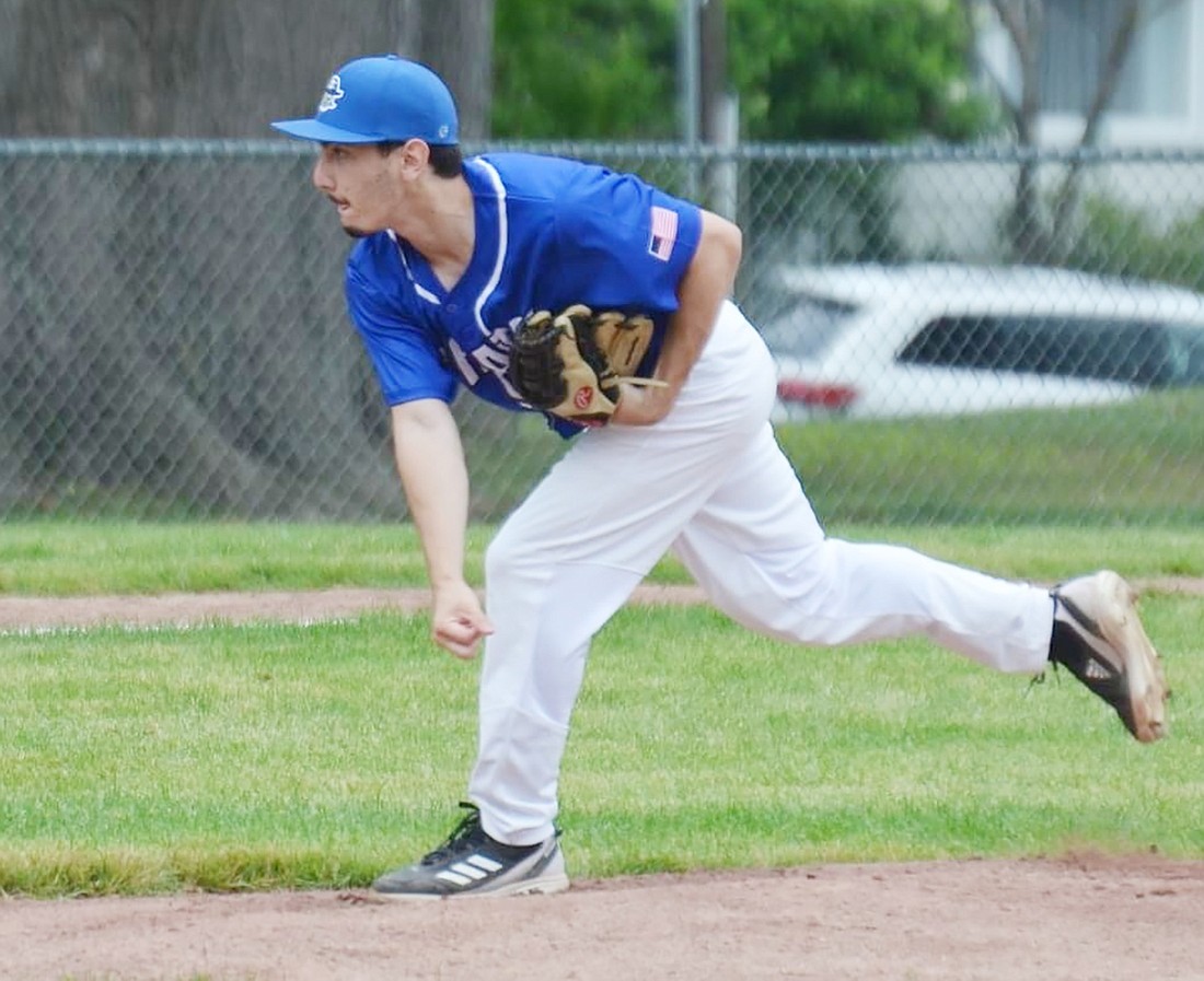 Former Rams pitching ace Ishmael Jimenez, hurling for CCNY during the regular season, is coming through as one of the top pitchers for the surging 20U Pirates as they move up in the Greater Hudson Valley Baseball League standings during the ongoing summer season.