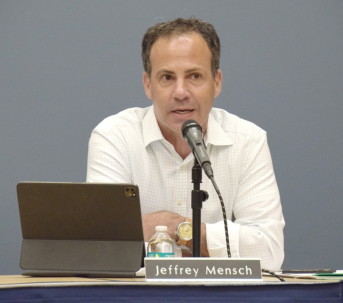 Jeffrey Mensch is unanimously elected as the Blind Brook Board of Education’s president at its July 10 meeting, after testing the waters of leadership as the entity’s vice president during the 2022-23 school year. His term will run through June 30, 2024. This is his third year on the board.