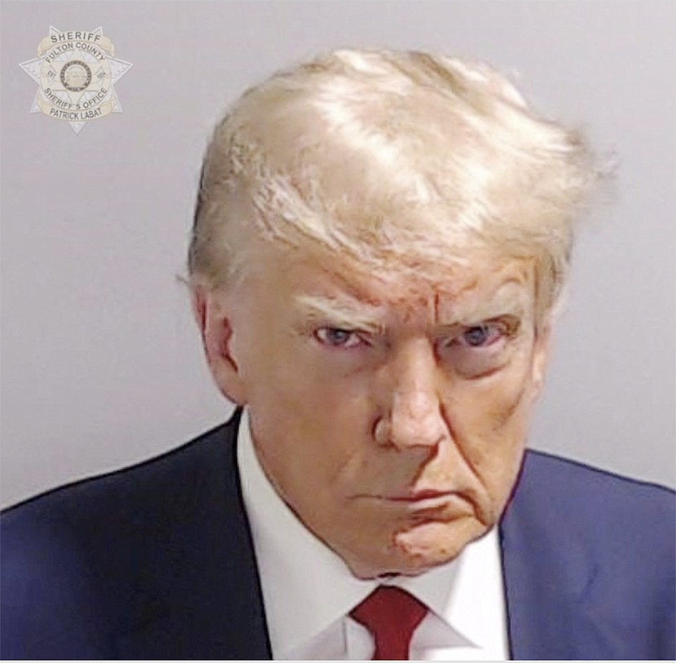 The mugshot seen around the world and now enshrined in American history.