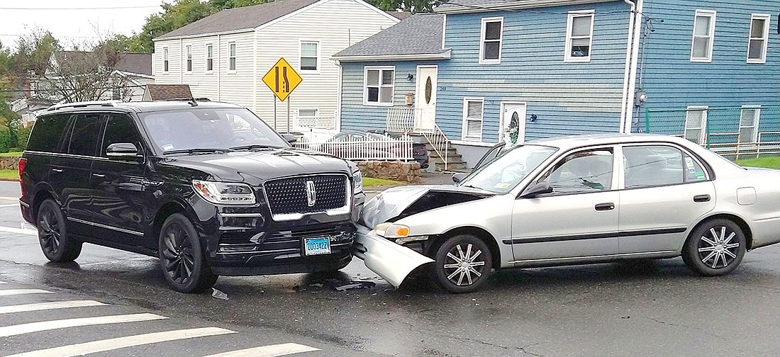 Rye Brook police responded to a minor car accident on Monday, Sept. 18, at the entrance to the Washington Park Plaza at 2:02 p.m. No injuries were reported.