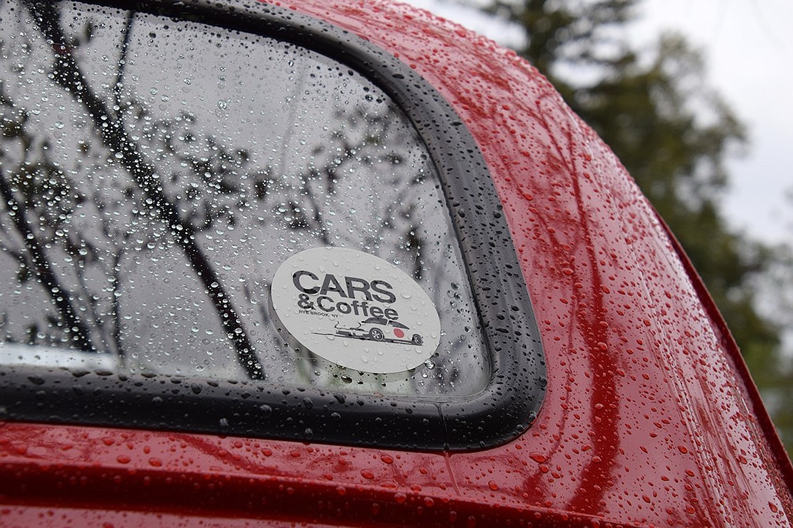The first Cars & Coffee was deemed a success by one of the organizers, Al Lucca, and he’s already expressed interest in holding another in the Spring. His red 1967 Fiat 500 has a new sticker commemorating the event.