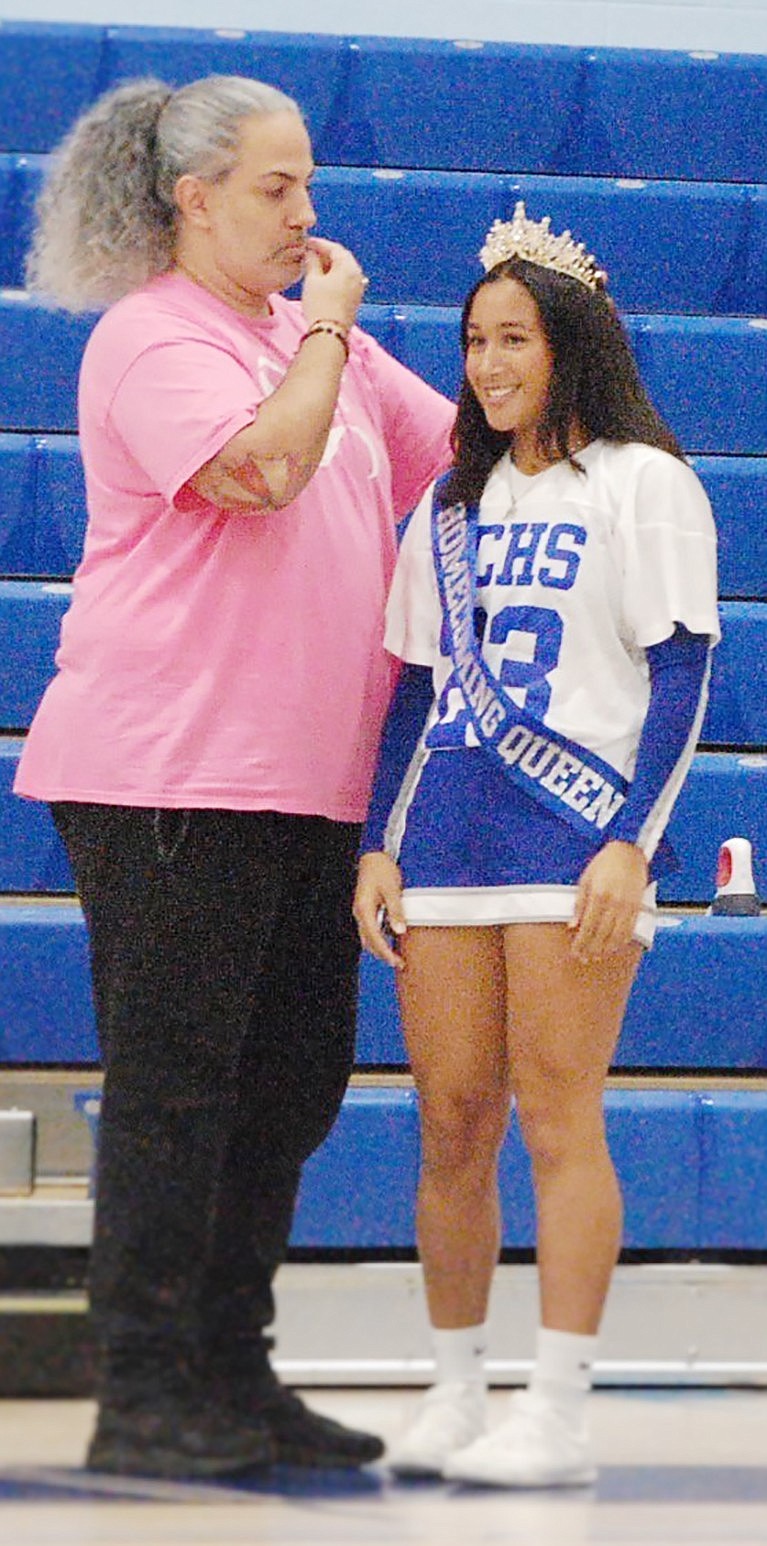 Senior cheerleader Mayelin Gonzalez was crowned homecoming queen during a pep rally Friday, Oct. 20.