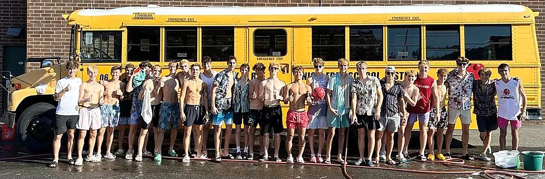 The Blind Brook boys’ varsity soccer team held a fundraiser car wash on Oct. 28. They worked hard and washed many cars. In so doing, they raised $2,432 which was donated to the Carver Center in Port Chester, the Friends of Blind Brook Foundation and the Matthew Larson Foundation for Pediatric Brain Tumors.