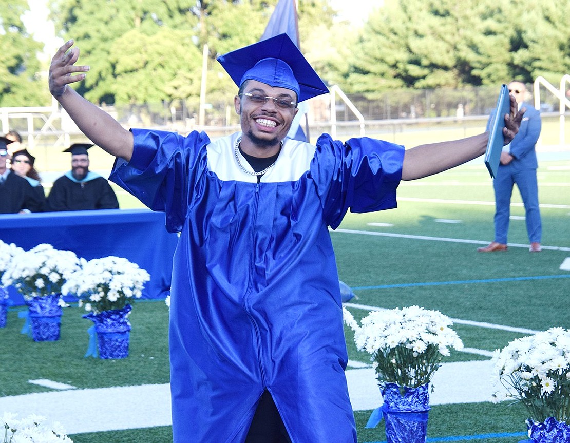 Introducing Tyamire King: a new Port Chester High School graduate. With an ear-to-ear grin that couldn’t be wider, his face says it all about the diploma he earned at the Class for 2024 commencement on Thursday, June 27.