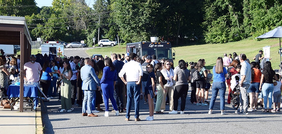 Hundreds of Port Chester School District students and family members gathered outside the middle school to enjoy food trucks, learn about community resources and partake in activities while celebrating the start of the 2024-25 school year.