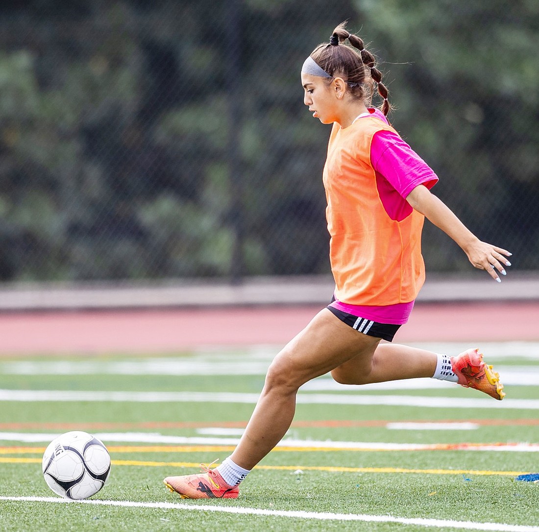 Sophomore Lola Gonzalez scored four goals in Blind Brook’s first home contest against Croton-Harmon. The Trojans surpassed the Tigers 6-2.