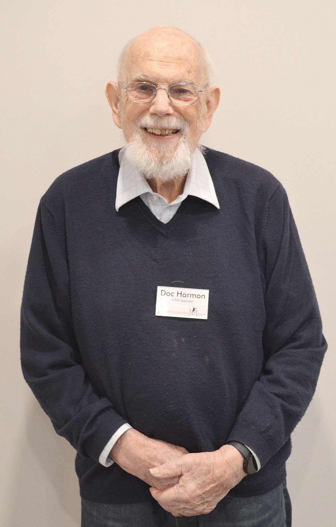 Dr. Harmon McAllister of Port Chester poses for a photo at the Westmore News office on Nov. 23. The 88-year-old will be receiving special acknowledgement as he’s inducted into the Westchester Senior Hall of Fame on Friday, Dec. 6, alongside fellow Port Chester resident Anne Galletta and Rye Brook’s Dr. Cynthia MacKay.