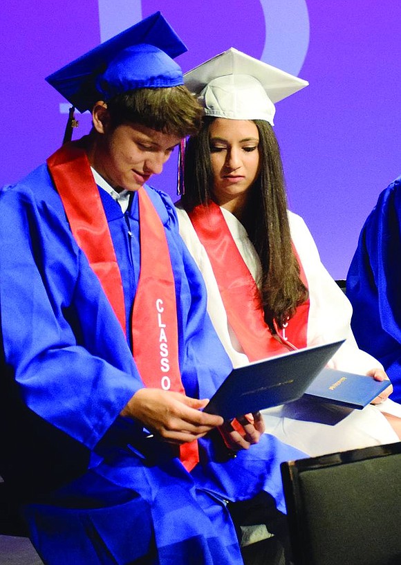 Blind Brook High School graduation 2014