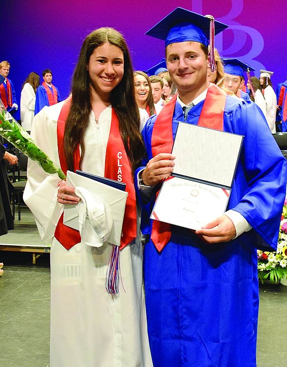 Blind Brook High School graduation 2014