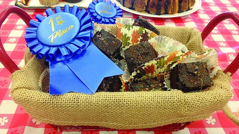 Puja Taneja won in the cookies, bars and breads category for her Oreo brownies in the bake-off. 
