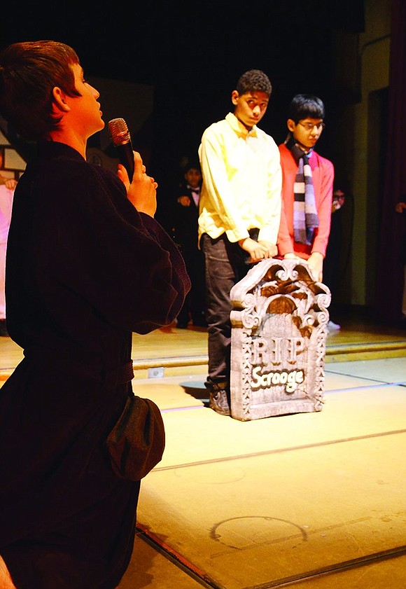 Students at CCHRS perform in the annual Christmas musical.