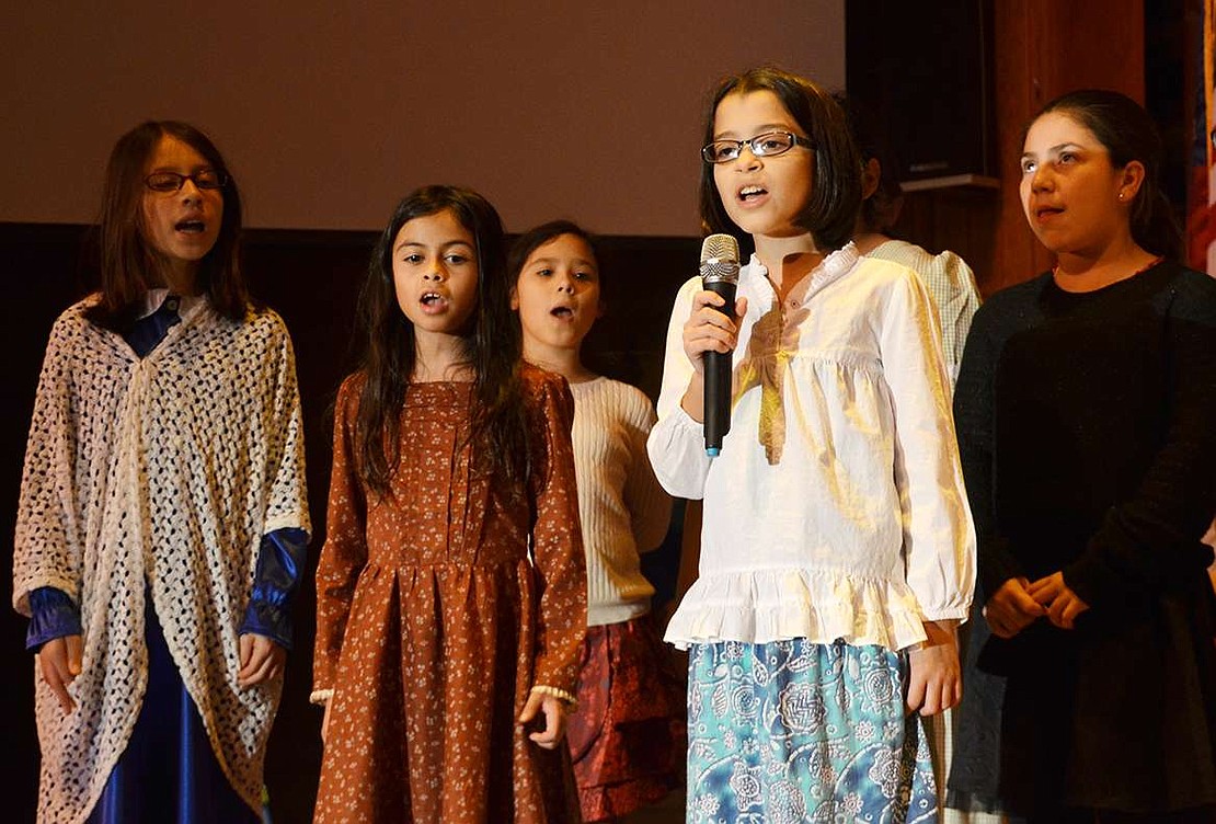 Students at CCHRS perform in the annual Christmas musical.