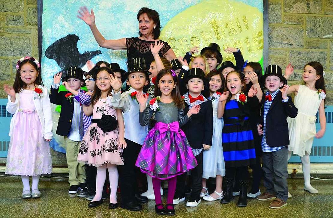 The 27th annual Snowball on Wednesday, Jan. 21 for the Ridge Street School first graders in Linda Greco's and Michelle Forzaglia's classes 