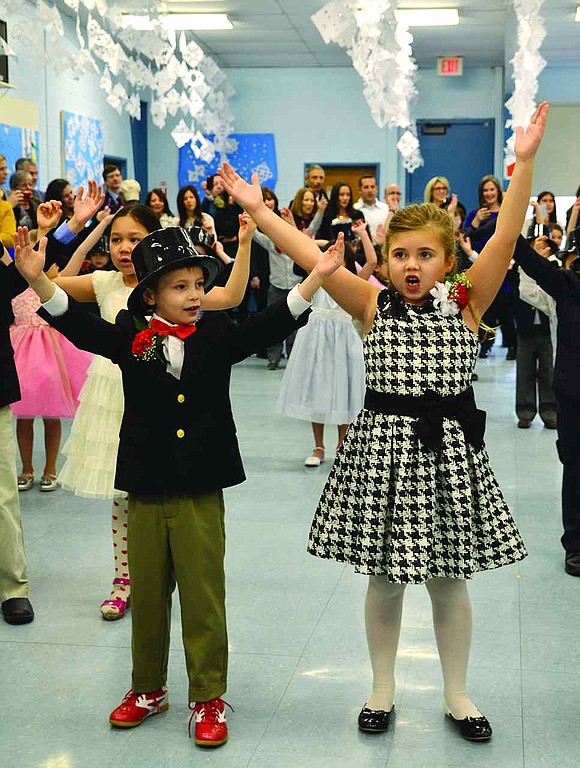 The 27th annual Snowball on Wednesday, Jan. 21 for the Ridge Street School first graders in Linda Greco's and Michelle Forzaglia's classes 