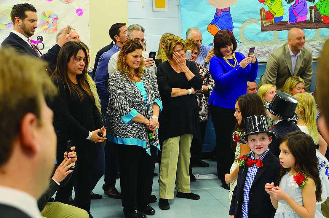 The 27th annual Snowball on Wednesday, Jan. 21 for the Ridge Street School first graders in Linda Greco's and Michelle Forzaglia's classes 