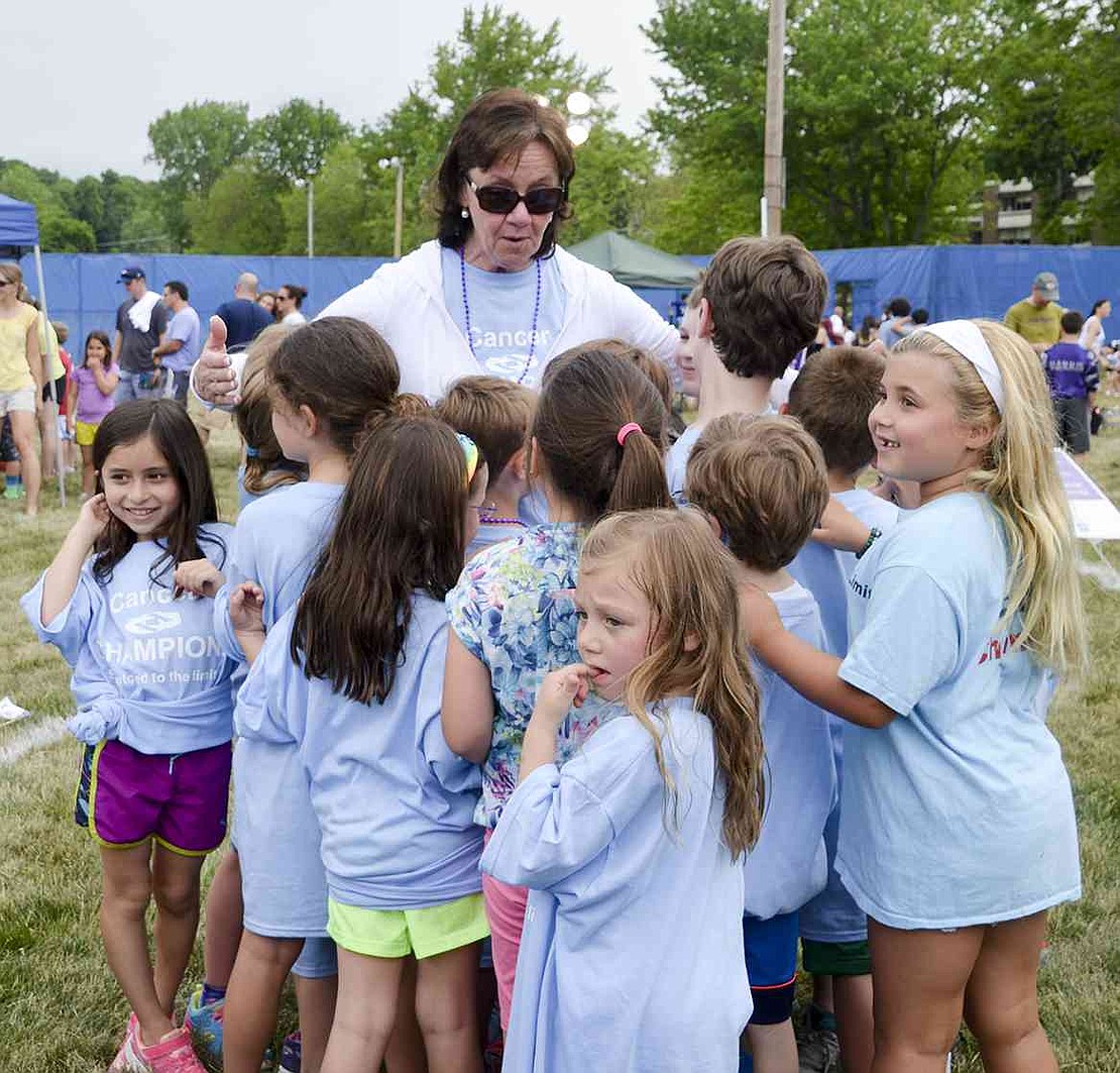 A stormy afternoon brought the fun to an early end, but the third annual Port Chester-Rye Brook Relay for Life still involved speeches, fundraising activities and community spirit at Port Chester Middle School on Sunday, May 31.  