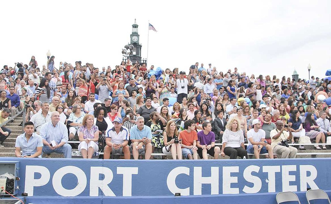 Port Chester High School's Class of 2015 graduation on Thursday, June 25