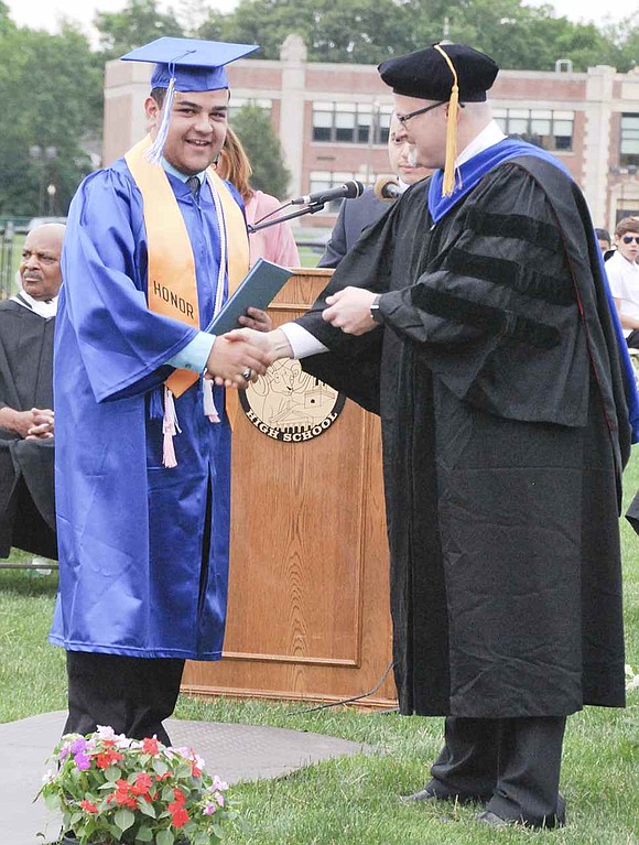 Port Chester High School's Class of 2015 graduation on Thursday, June 25