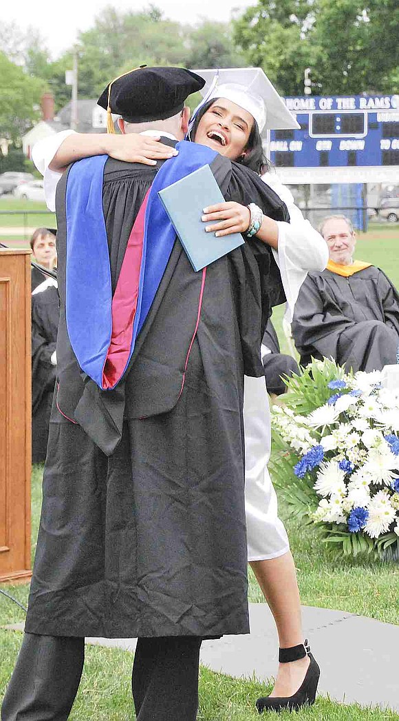 Port Chester High School's Class of 2015 graduation on Thursday, June 25