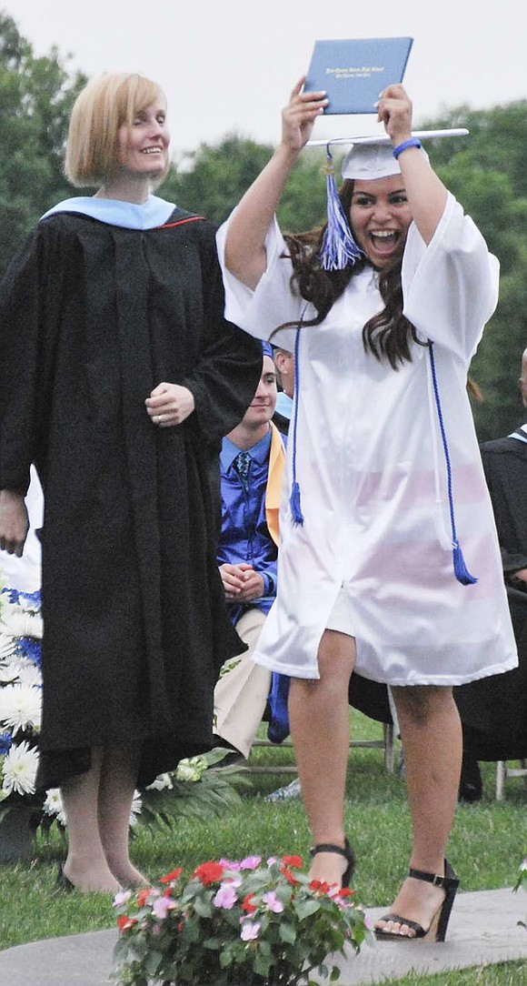 Port Chester High School's Class of 2015 graduation on Thursday, June 25