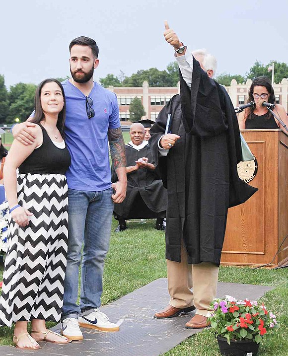 Port Chester High School's Class of 2015 graduation on Thursday, June 25