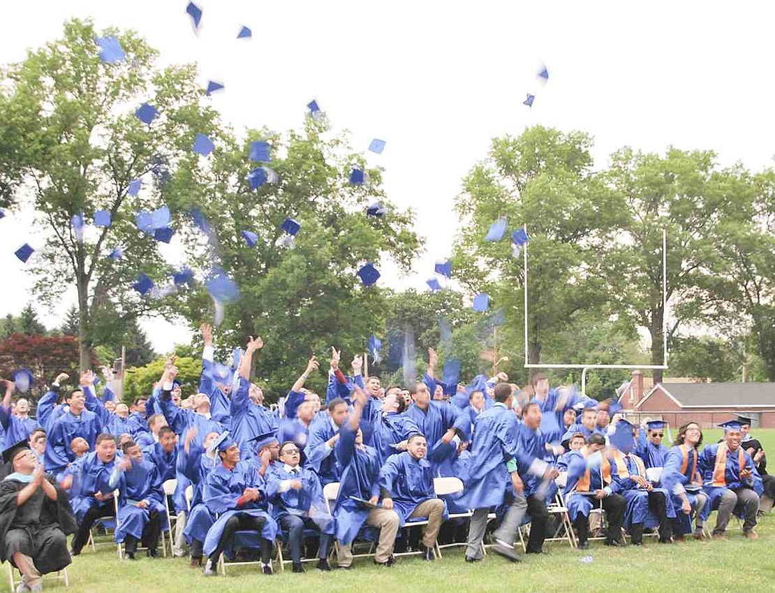 Port Chester High School's Class of 2015 graduation on Thursday, June 25