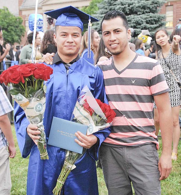 Port Chester High School's Class of 2015 graduation on Thursday, June 25