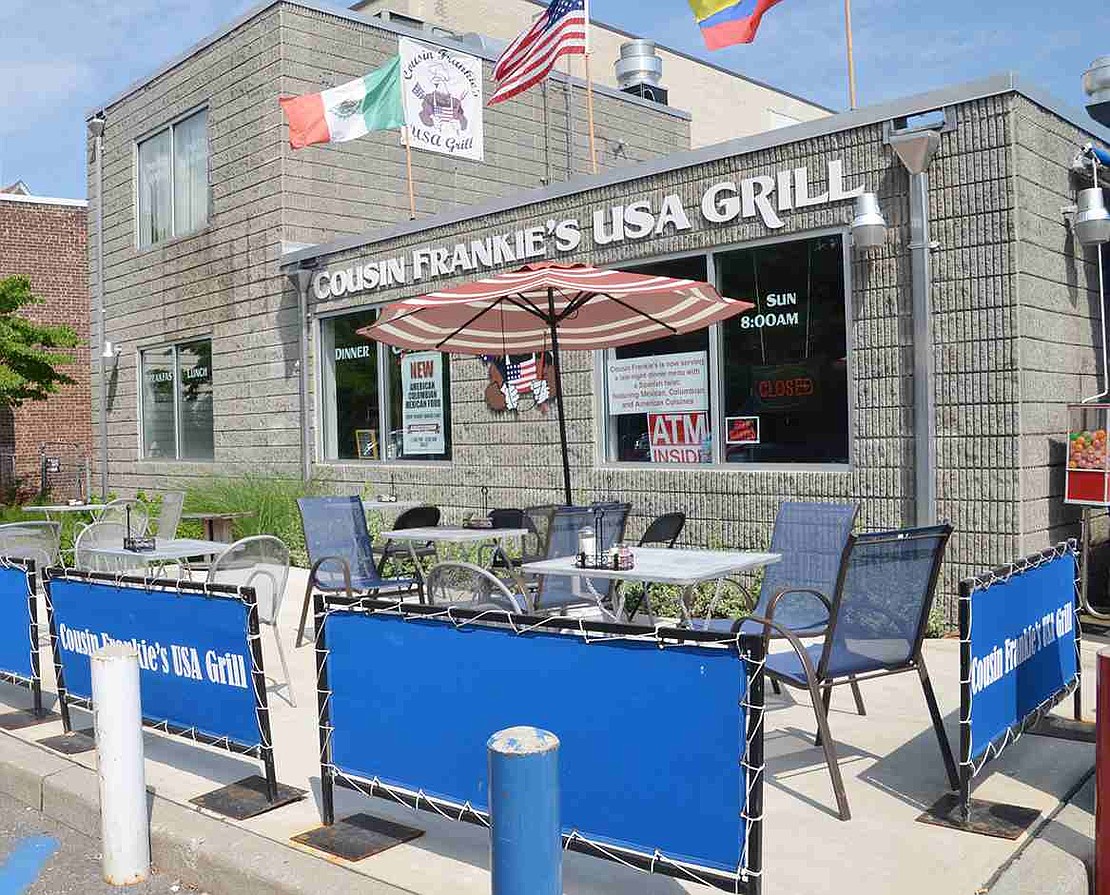  Patio adjacent to Cousin Frankie's USA Grill