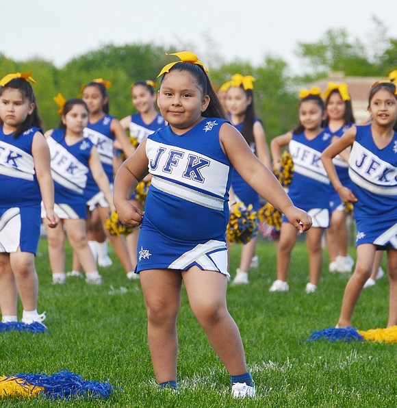 <p class="Picture">One hand on her hip, Genesis Hernandez-Nu&ntilde;ez, a kindergartner at John F. Kennedy School&rsquo;s Early Learning Center, dances to a hip hop remix.&nbsp;</p>