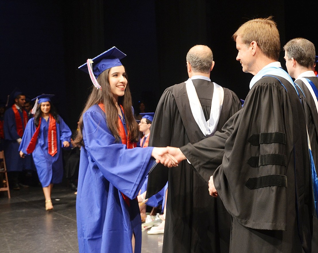 <span style="font-size: 13.3333px;">The Blind Brook High School 2016 commencement on Thursday, June 23 at The Performing Arts Center at Purchase College</span>