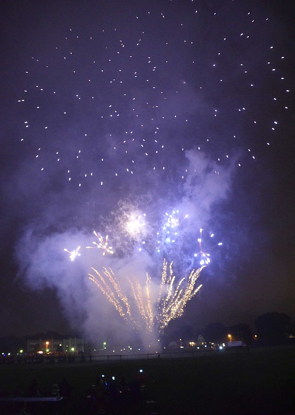 <p><span style="font-family: Arial;">Fireworks exploded over&nbsp;<span style="font-size: 13px; color: #222222; background-color: #ffffff;">&nbsp;Port Chester High School&rsquo;s Ryan Stadium on July 9, 2016.</span></span></p>