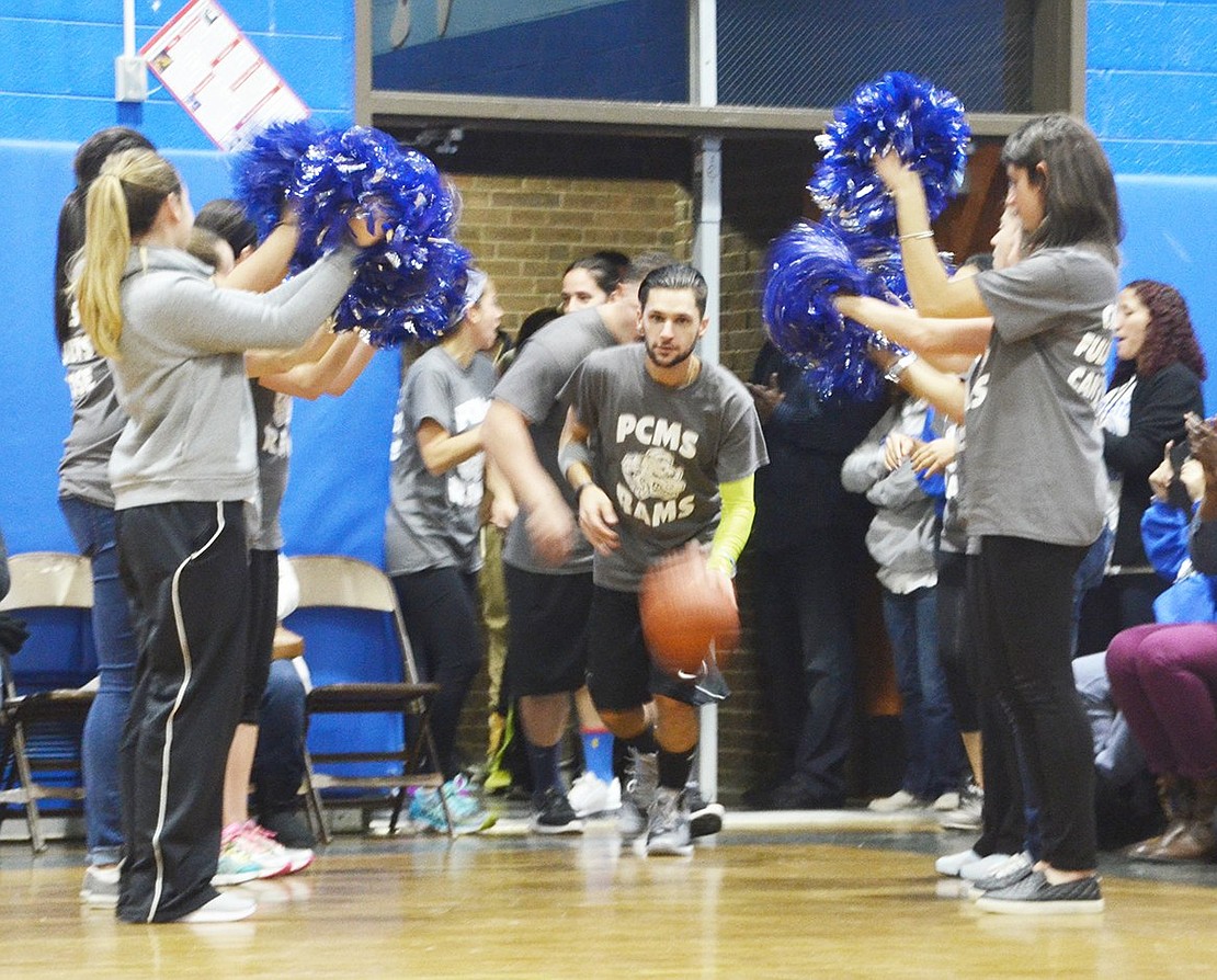 <p class="Picture">Enter the P.C. home team, which consists of Frank Carlson, Kevin Hanlon, Brett Conetta, James Puma, Sara Morabito, Lauren Martinez, Peter Bisceglia, Danielle Scicutella, Laurie Halstead, Jenna Broems, Michael Bonanno, Michael Ortiz, Samuel Ortiz, Bryant Romano, Melissa Piccola, Ivan Tolentino, Rosa Taylor, Judy Diaz and Byron Womack as the referee.</p>