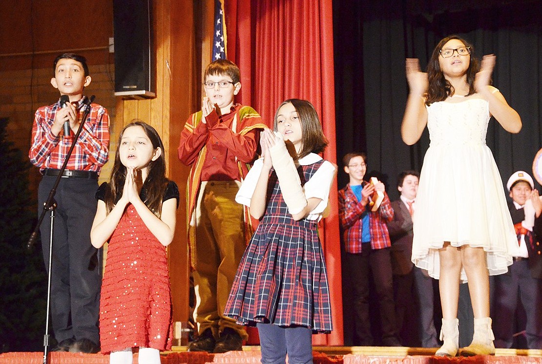 <p class="Picture">The dress rehearsal on Wednesday, Dec. 14 only consisted of the main cast, who seemed more than happy to soak up the spotlight. The &ldquo;Good News Christmas Cruise&rdquo; is being performed on Friday, Dec. 16 at 7 p.m. in the Corpus Christi-Holy Rosary School auditorium, 135 South Regent St. Tickets are $5.</p>