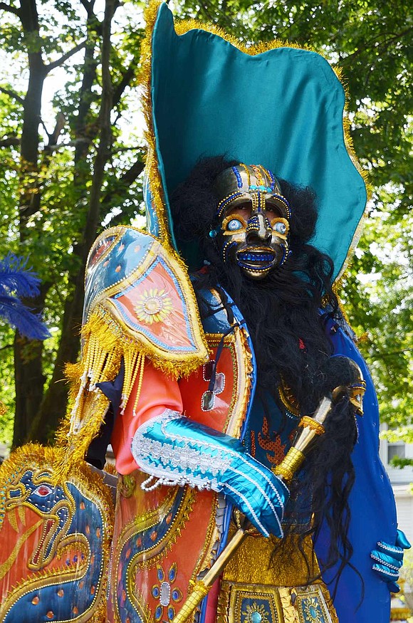 From wowing audiences and scaring young children, these colorful colossal characters from Fraternidad Morenada Central U.S.A. steal the show as they march down Westchester Avenue in Port Chester during the Bolivian Parade and Festival on Sunday, Aug. 27.