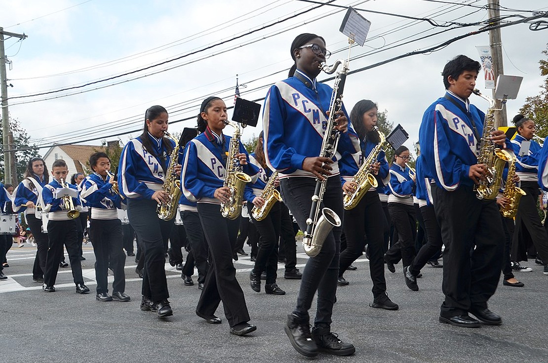 Port Chester Middle School sixth graders make their musical debut. 