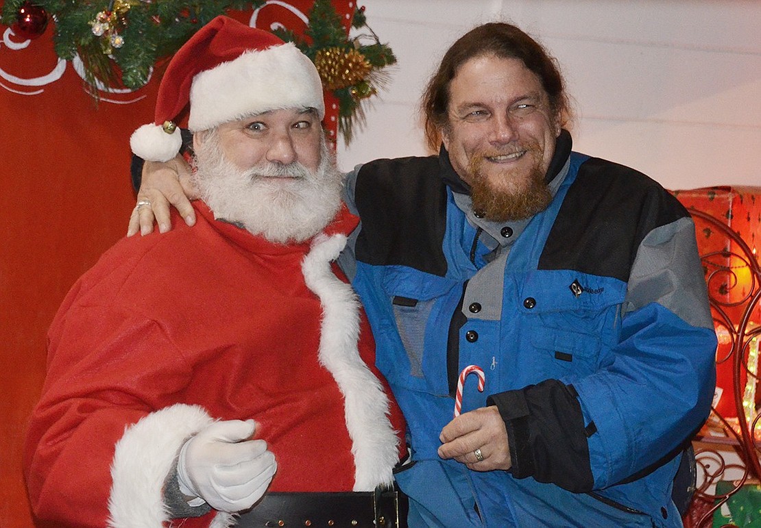 Town of Rye Councilman Thomas F. Nardi also had some pressing matters to discuss with Santa Claus! 