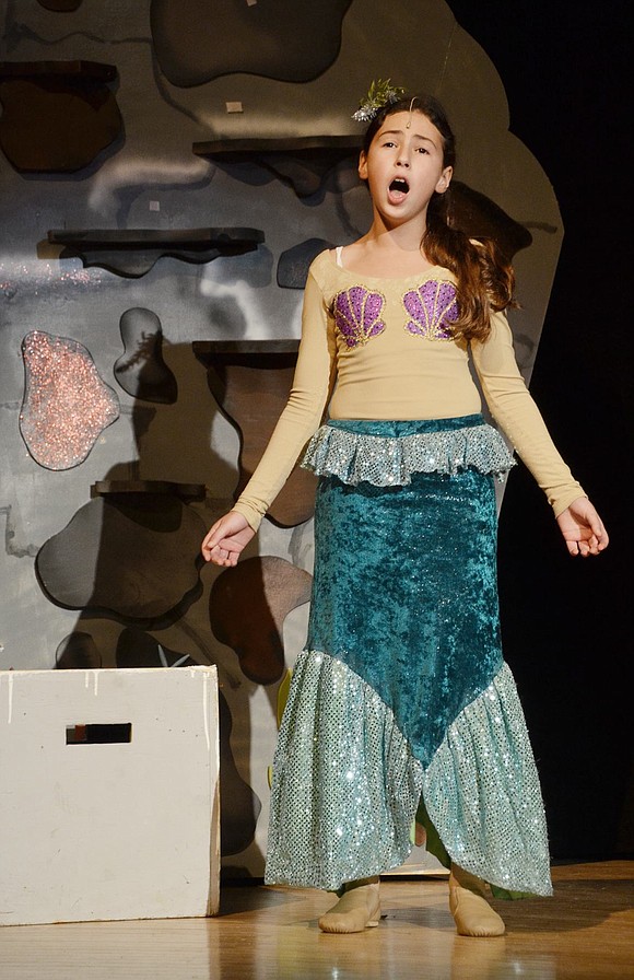 Ariel, played by Cassidy Wohl, boisterously sings “Part of Your World.” 