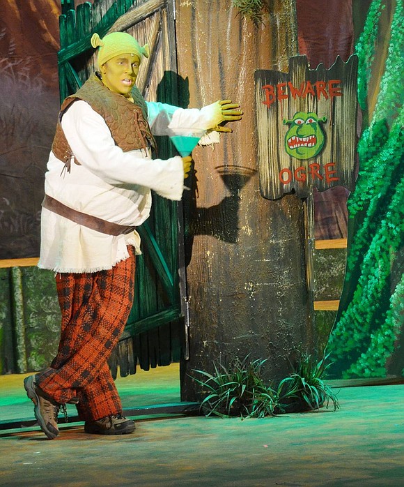 Shrek (played by Michael Lieberman) very much enjoys, and prefers, his life alone in the swamp. 