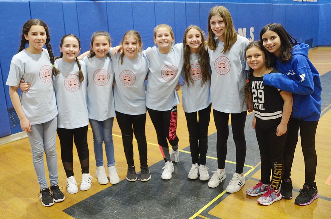 Roughly 120 people participated in the tournament, making up 20 teams of third-graders through high school seniors. The fifth-grade “Port Chester Peaches” represent King Street Elementary School pride while they take a well-deserved break.