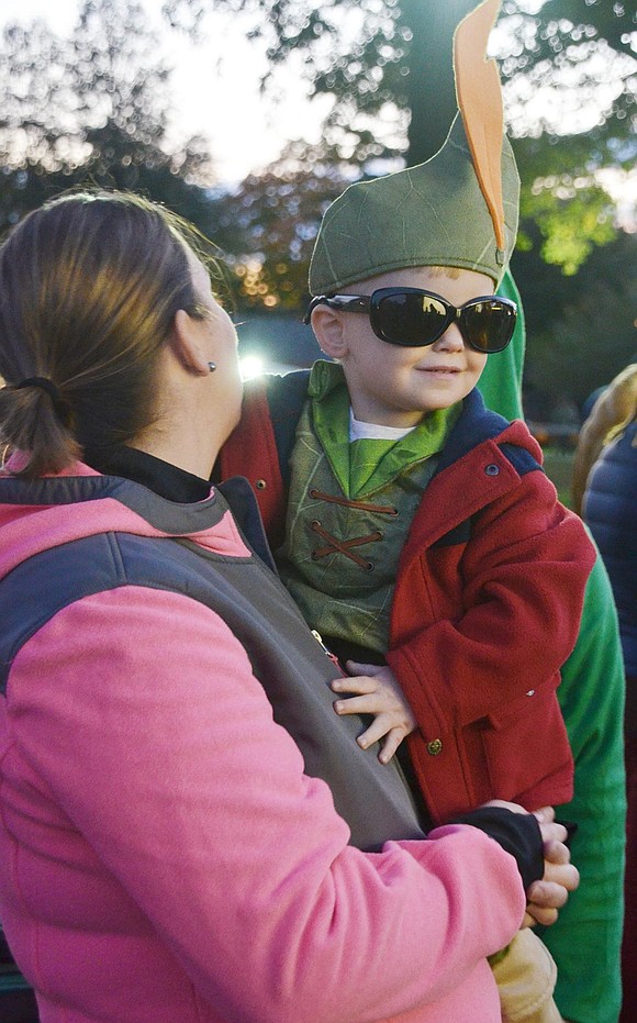 The giant sunglasses make it clear that Greenwich, Conn. 2-year-old Benjamin Carucci is the coolest Peter Pan around.