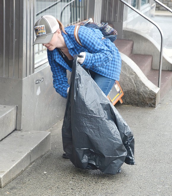 Magda Mariak, a North Pearl Street resident, scours Westchester Avenue by picking up every cigarette butt in sight. “The Capitol brings so much to this community. But it’s not just a music venue, it’s part of the community,” the 33-year-old said. “It can get crazy around here during shows and we want to give back to our neighbors.”