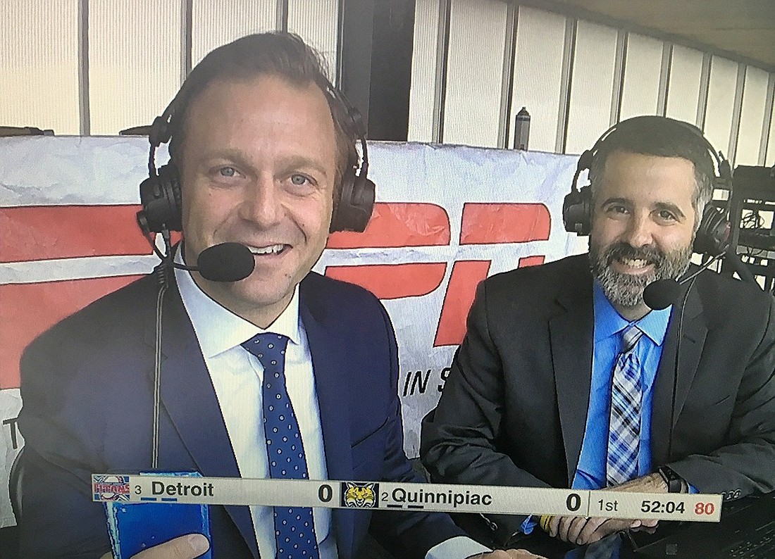 Santavicca takes on ESPN announcing gig like calling plays for his football Rams 