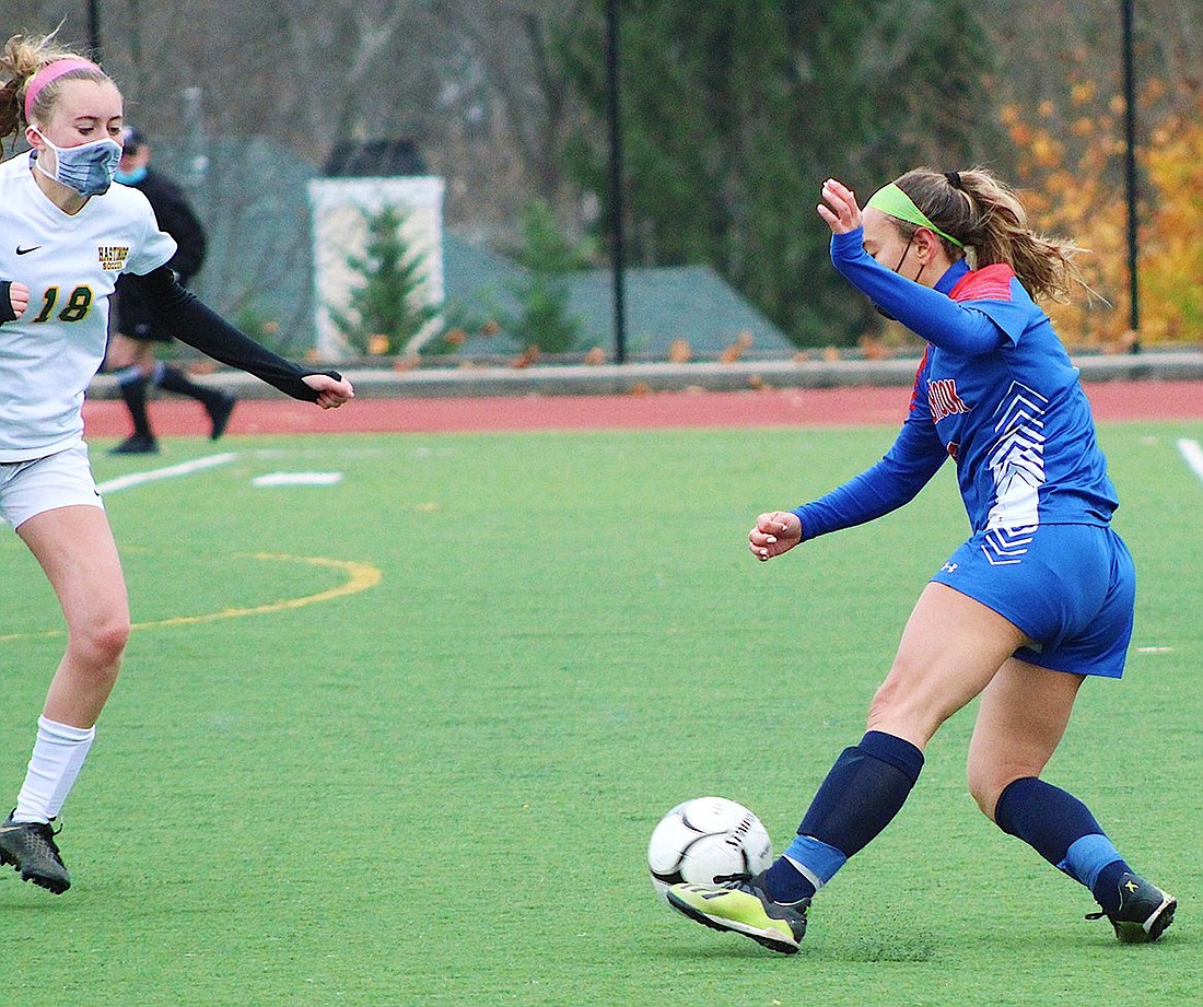 Lady Trojans’ soccer wins first round of sectionals 