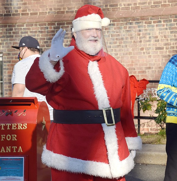 Despite the COVID-19 pandemic, Santa Claus, who secretly goes by Charlie Sacco, still stopped by Port Chester to visit Village residents in a different way, in lieu of the traditional Santa in the Park event.