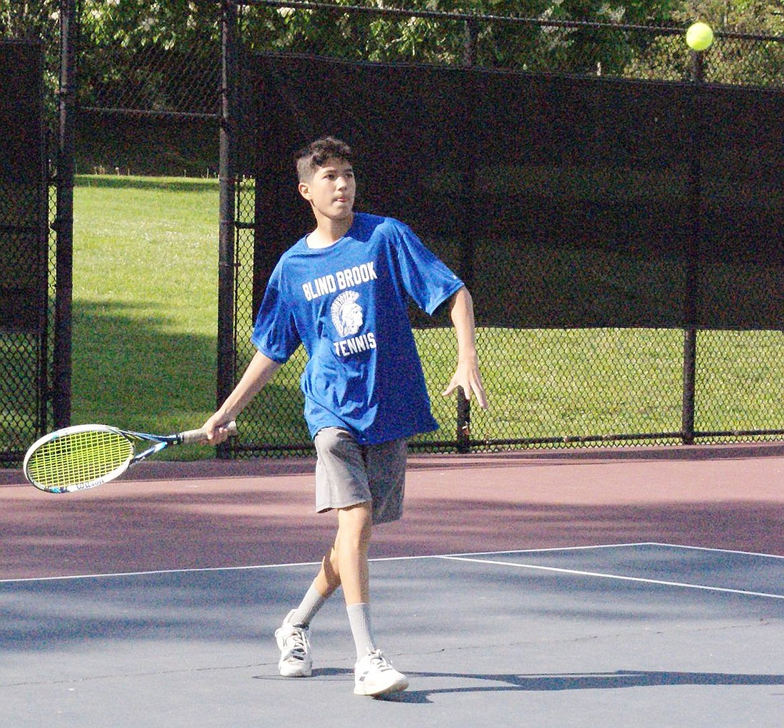 Blind Brook boys’ tennis goes 1-1 for the week 