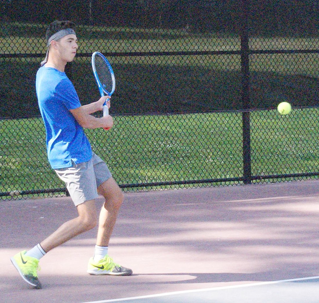 Short-handed B.B. Trojans lose 3 of 4 tennis matches 