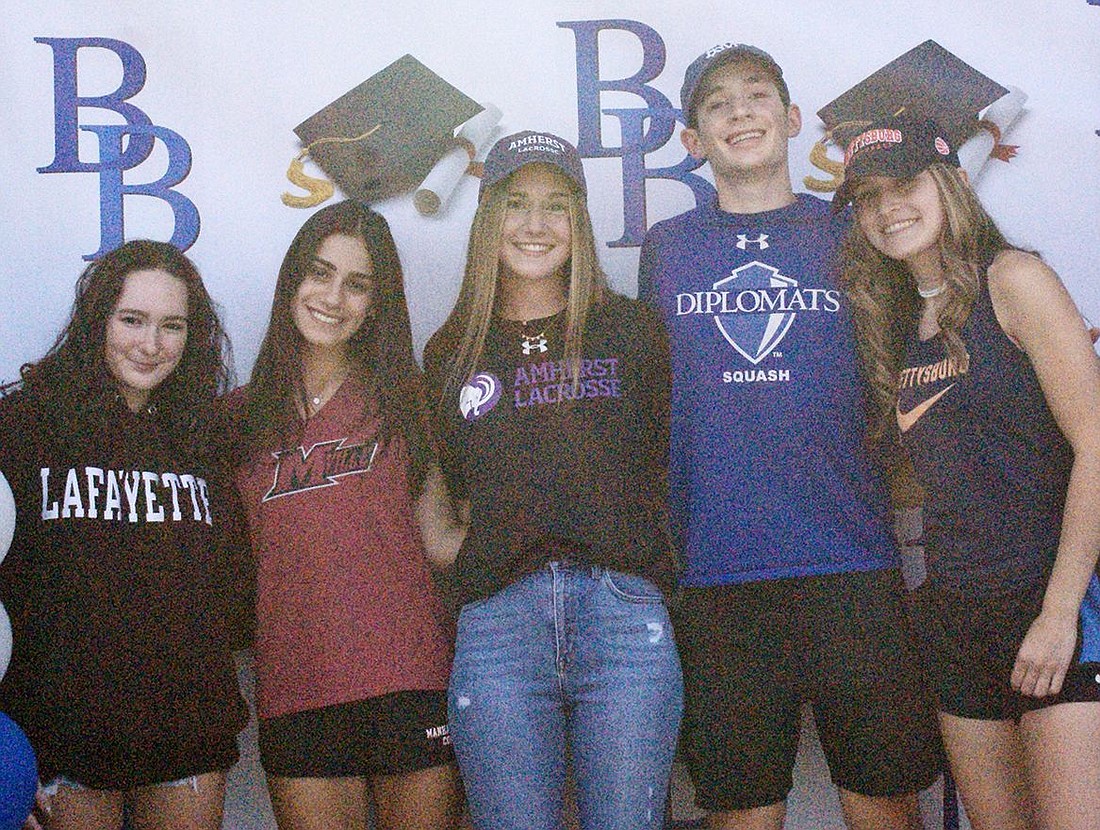 Blind Brook High School celebrates the next class of collegiate athletes 