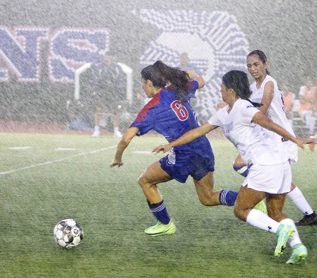 Lady Trojans’ soccer faces a tough week, putting up a strong fight for homecoming 