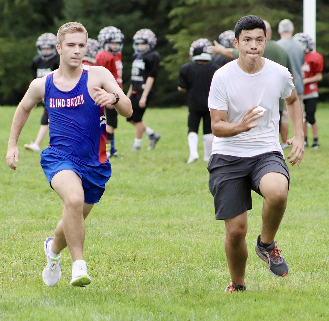 Guaman-Tigre one-two x-country scoring punch paces P.C. in solid runs against B.B. and Ossining 