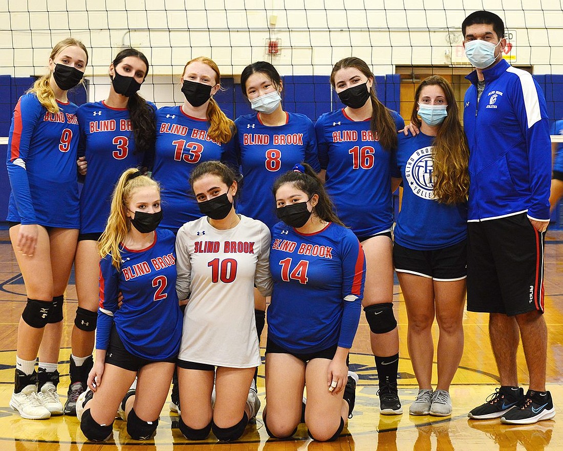 Blind Brook volleyball team ends season closer than ever 